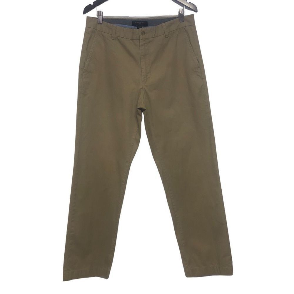 Banana Republic Men's Khaki Boot Cut Chino Slacks Size 34